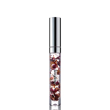 Smoothing Lip Oil Gloss with BLUE CORNFLOWER petals